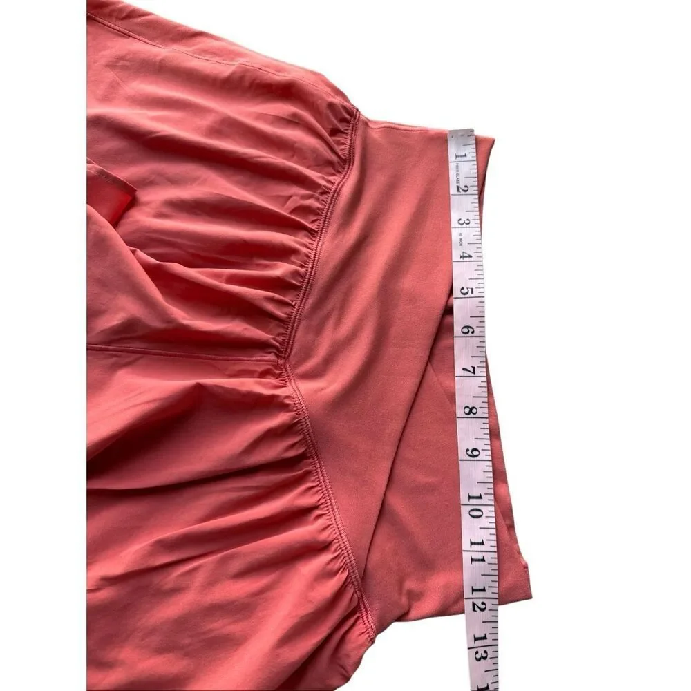OFFLINE By Aerie Real Me Crossover Flowy Shorts In Coral Orange Size M